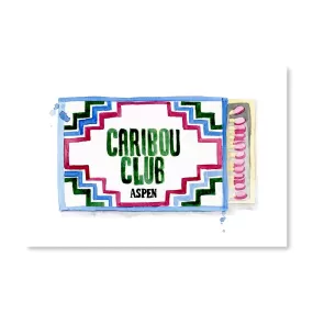 Caribou Club Matchbook