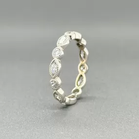 Estate SS CZ Eternity Ring