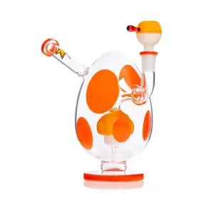 HEMPER - Spotted Egg XL Bong 9" with Mushroom Perc