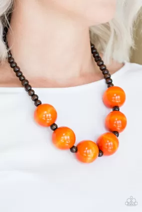 Paparazzi Accessories  - Oh My Miami - #N118 Peg - Orange Necklace