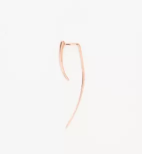 Rose Gold XL Infinite Tusk Earring