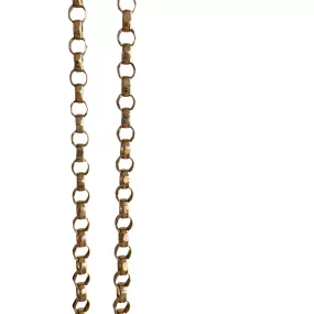 V I N T A G E // dainty rolo / 14k yellow gold rolo chain / 20.75, 2.6g