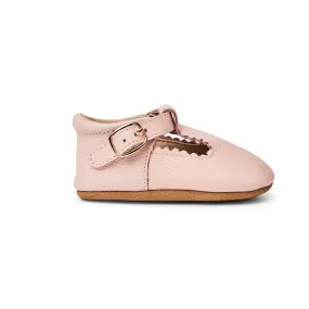 Wisp Pink Leather Baby T Bar Shoe